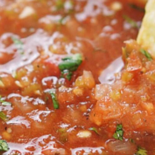 Receta de Salsa Cruda con Totopos 1 salsa totopo cruda receta facil